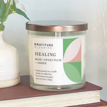 Load image into Gallery viewer, Signature Candle, Notecard & Wood Holder Gift Set