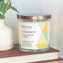 Load image into Gallery viewer, Signature Candle, Notecard & Wood Holder Gift Set