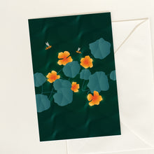 Load image into Gallery viewer, Note Card - Nasturtium