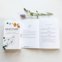 Load image into Gallery viewer, Gratitude Gift Set: Reflection Card Deck, Journal & Wood Holder