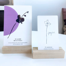 Load image into Gallery viewer, Artisan Wood Card Holder