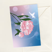 Load image into Gallery viewer, Note Card - Peony
