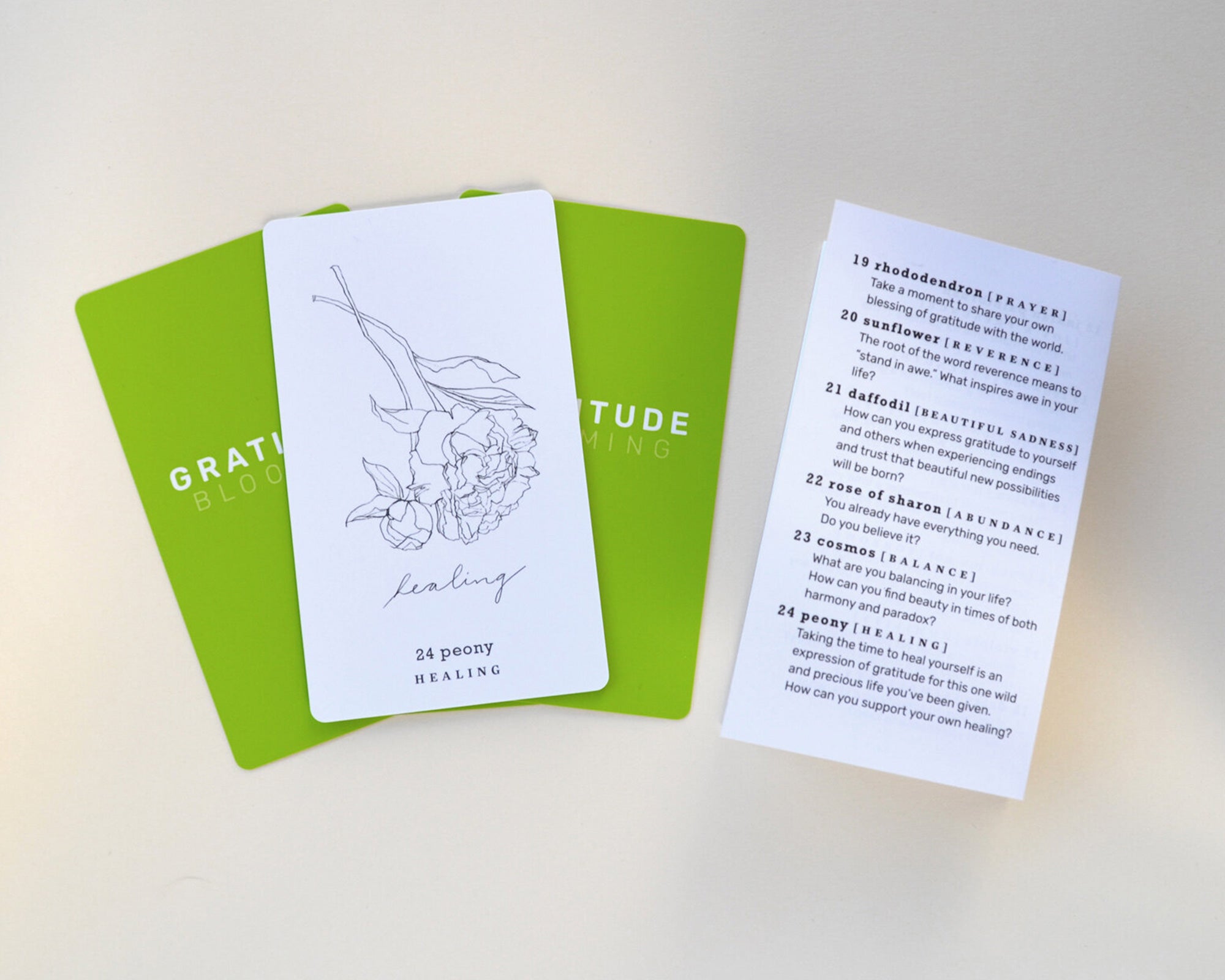 Gratitude Cards, A gratitude card deck of questions and examples to  inspire grateful living