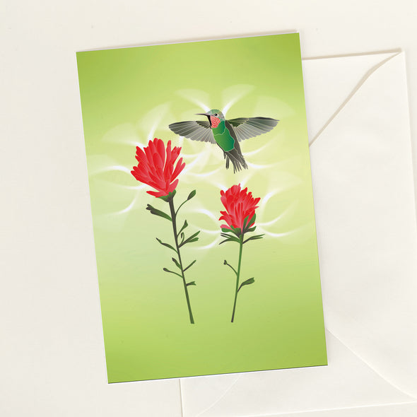 Note Card - Indian Paintbrush
